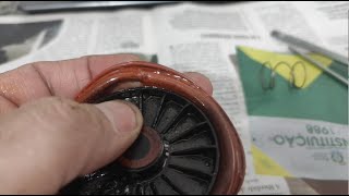 Trocando diafragma do Cruze 1.8 em casa com SOPRADOR TERMICO.