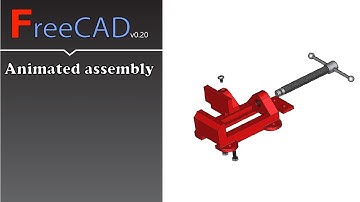 FreeCAD Animated assembly