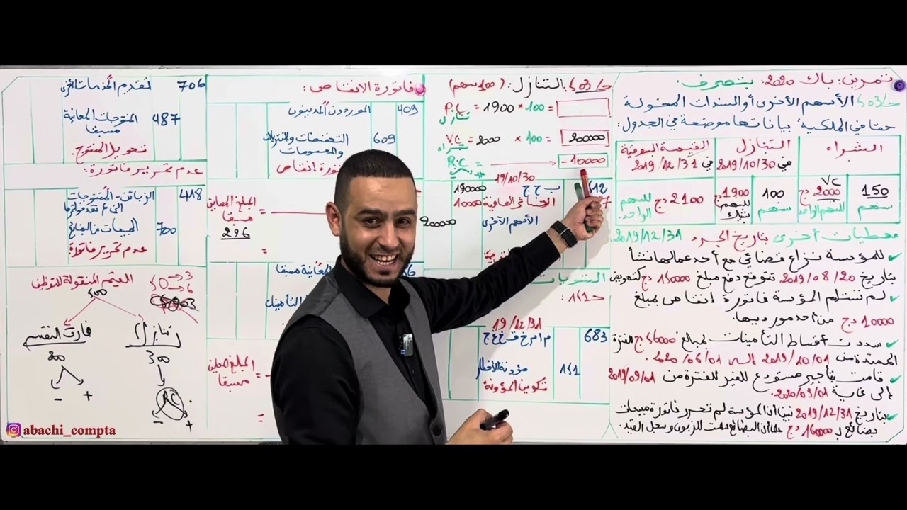 الحصة 12 المراجعة الشاملة للاختبار رقم 01🔥✅