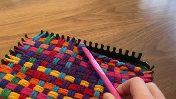 How to remove your potholder from your loom