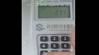 Recharge/Top up of the STS Prepaid Water Meter screenshot 1