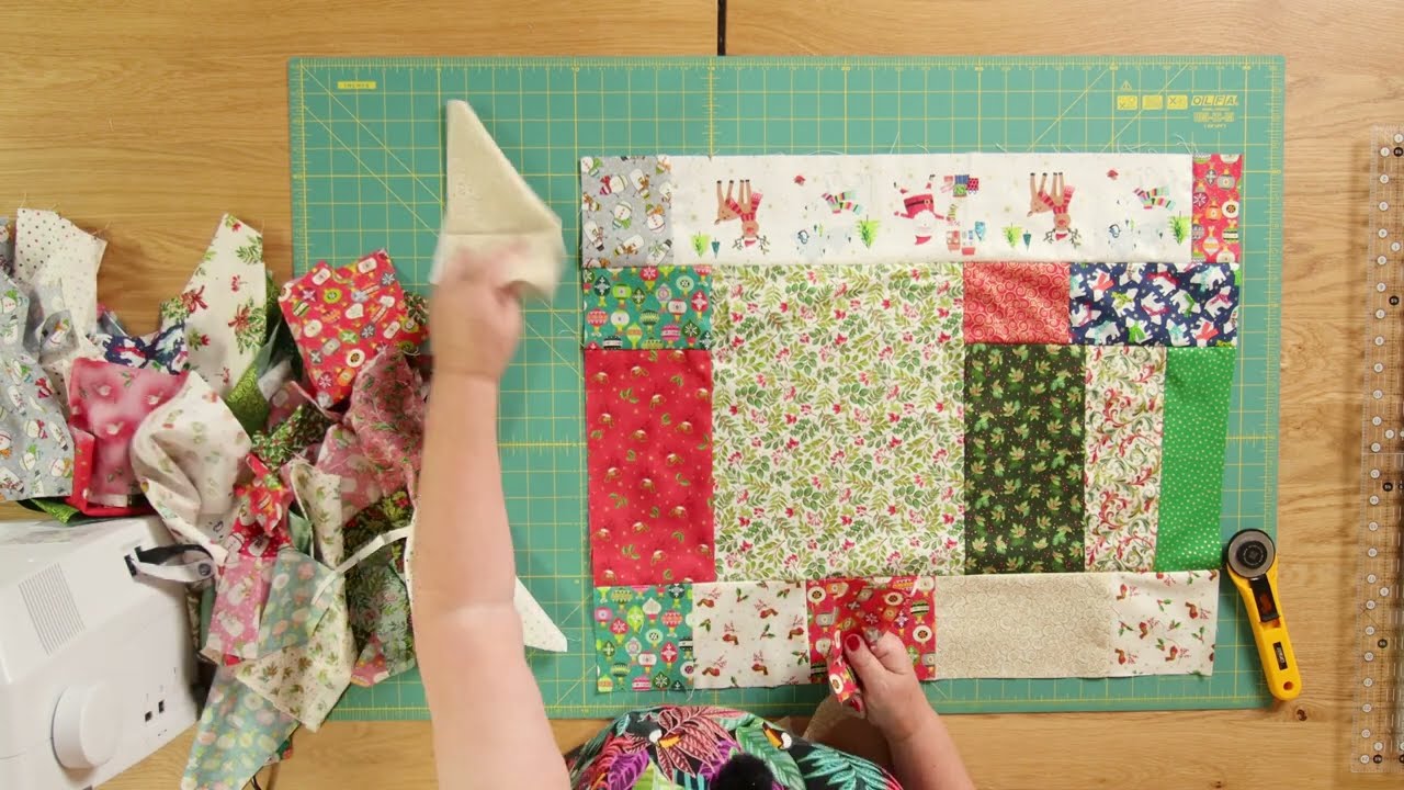 Scrappy Quilt made from Tula Pink YouTube