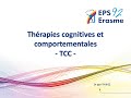 Les thrapies cognitives et comportementales tcc