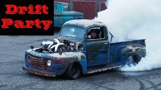 1200HP Twin Turbo Diesel Burnouts (Old Smokey F1)