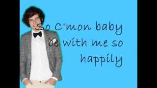 Video thumbnail of "One Direction Happily Lyrics"