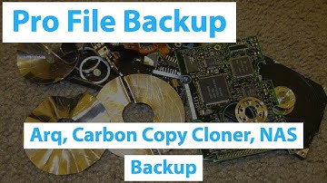 [WMT] - Pro File Backup - Never lose a file ever again! [Arq 5, Carbon Copy Cloner, NAS]