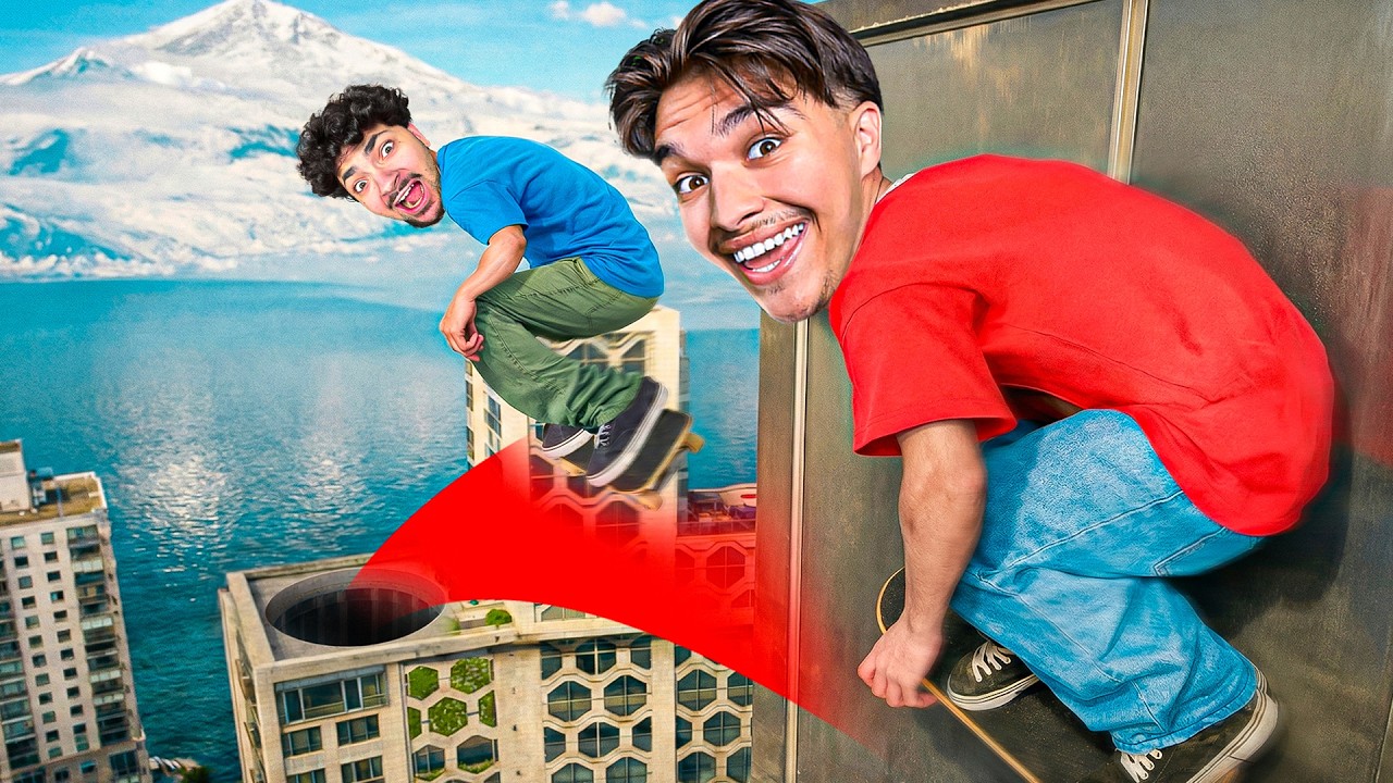 On a Tenté de Descendre des MEGA RAMP Viral de Tiktok sur SKATE ! (ft. Clinko)