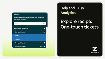 Explore recipe: One-touch tickets