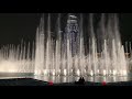 Dubai fountain show at burj khalifa 2019