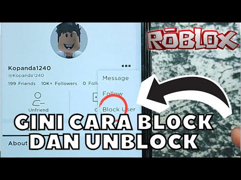 Video: Bagaimana cara membatalkan pemblokiran dari roblox?