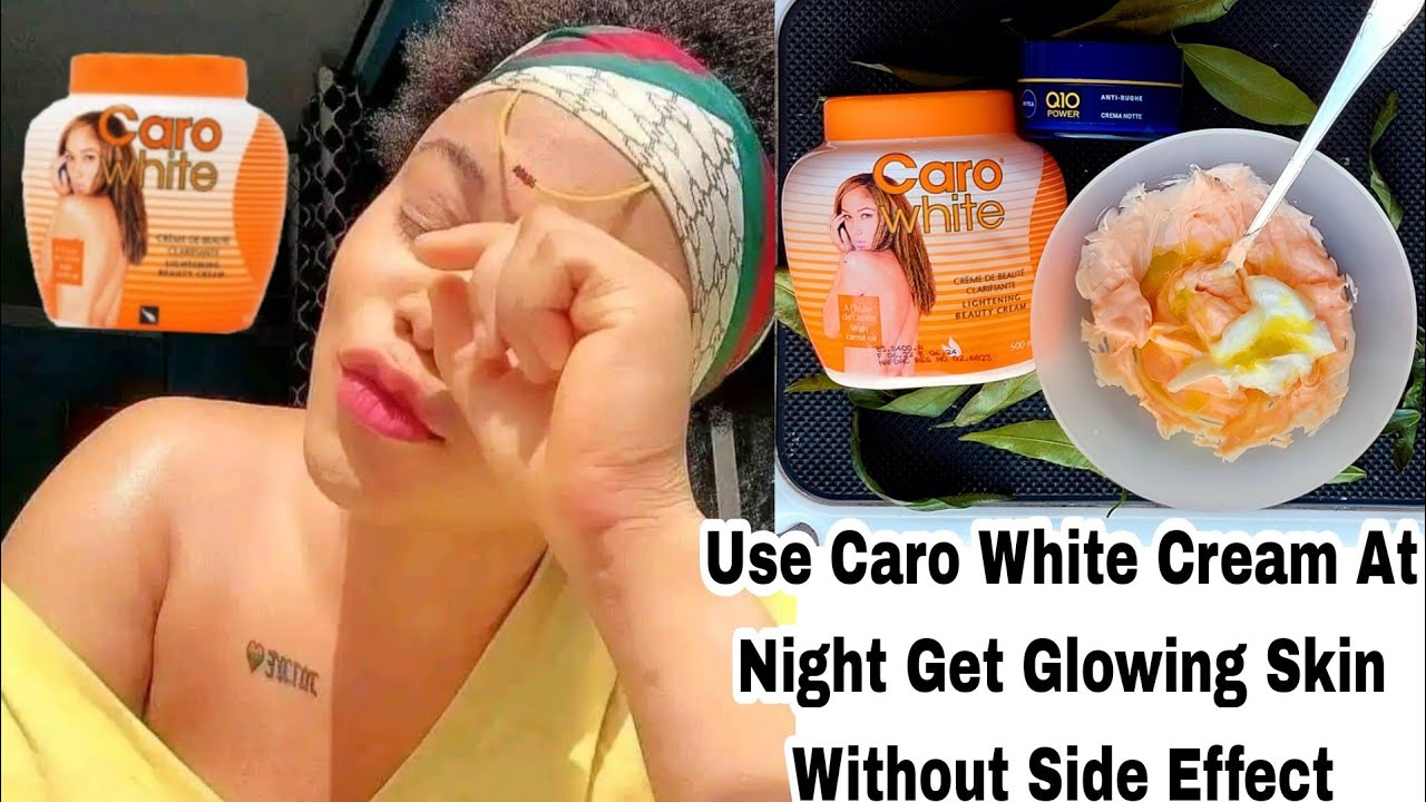 Mix And Use Caro White Cream At Night No Side Effect Face Cream Nivea How To Mix Caro White