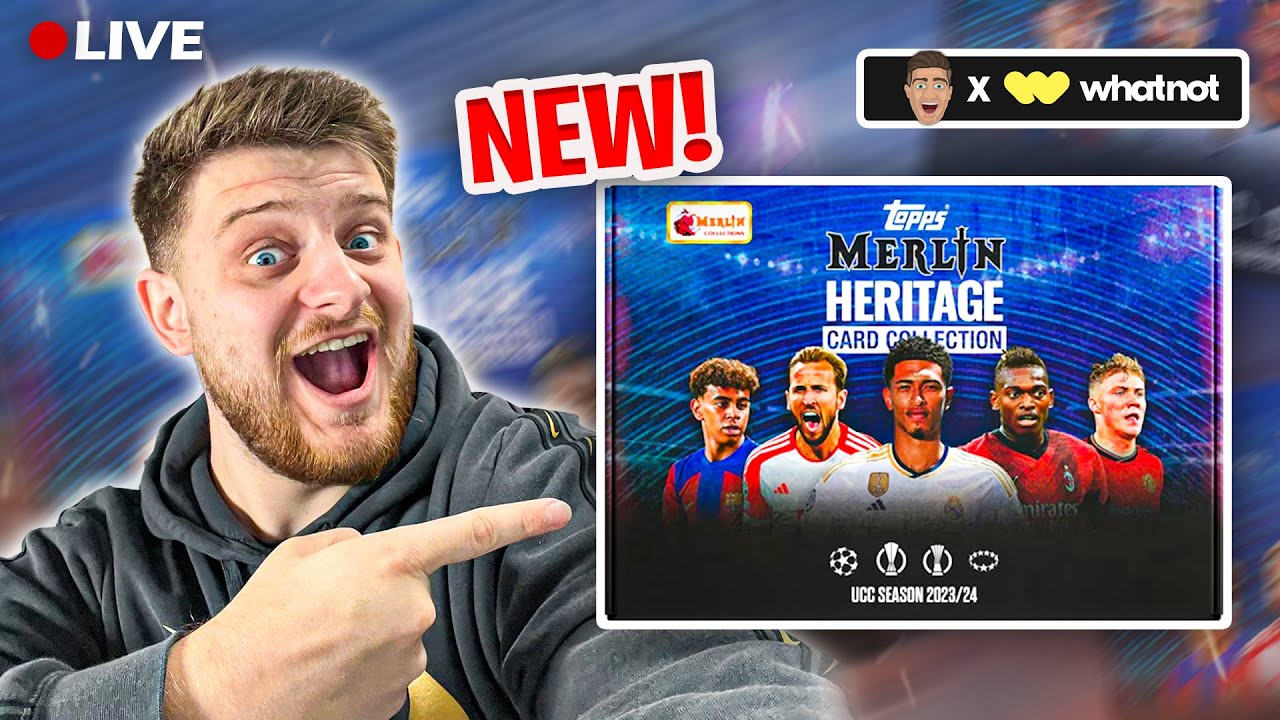 *LIVE* BRANDNEW TOPPS MERLIN HERITAGE 2024 BOX BREAKS!!! (LIVE ON
