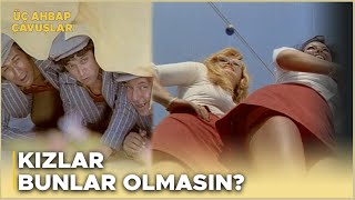 Üç Ahbap Çavuşlar Türk Filmi Kardeşler, Kızları Sonunda Buluyor