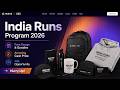 India Runs Program 2026 || Free Swags & Goodies || Amazing Cash Prize & Job Opportunity || Hurry Up