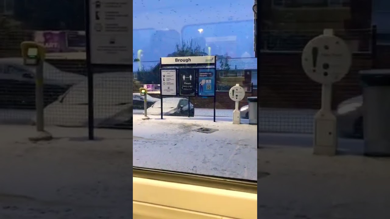 Baraf(Snow ❄️) in Brough  @England 