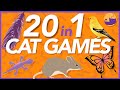 20 in 1 games for cats  12 hours of sensory fun for bored cats 