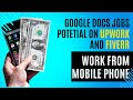 Earning with Google Docs: Upwork and Fiverr Jobs | Boost Your Income with Google Docs Skill