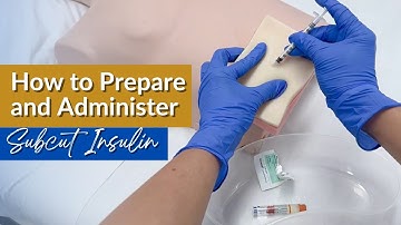 Preparation and Administration of Subcut Insulin