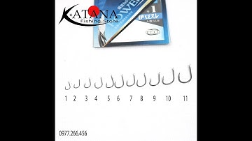 Lưỡi câu Origin Power - made in Đài Loan - không ngạnh và có ngạnh