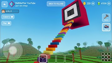 Block Craft 3D: Building Simulator Games For Free Gameplay#2111 (iOS & Android) | Sky 🌌 Squid 🦑 🏠