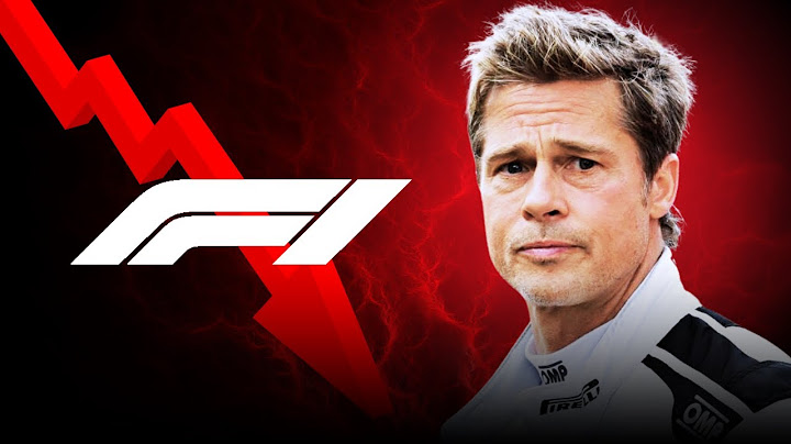 LE FILM DE BRAD PITT SUR LA F1 CACHE QUELQUE CHOSE...