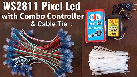 Ws2811 Pixel Led with Combo Controller & free Cable Tie || Pixel Combo Controller