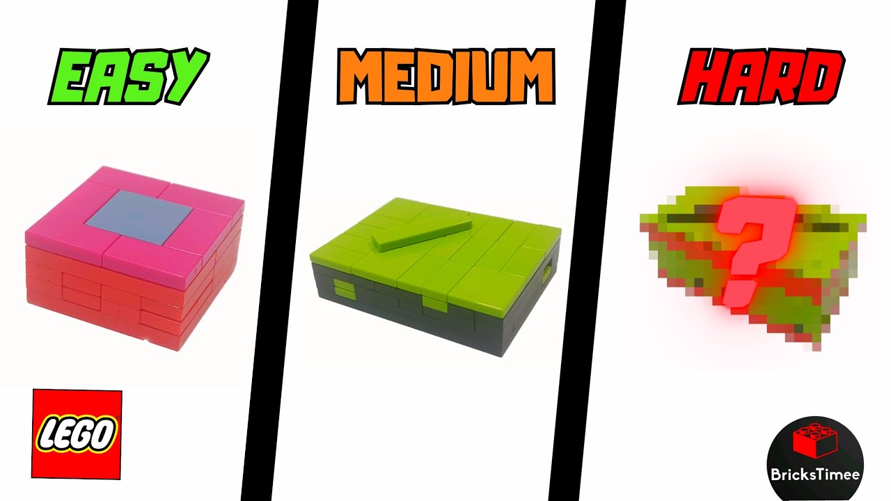 LEGO puzzle boxes Easy Tutorial YouTube