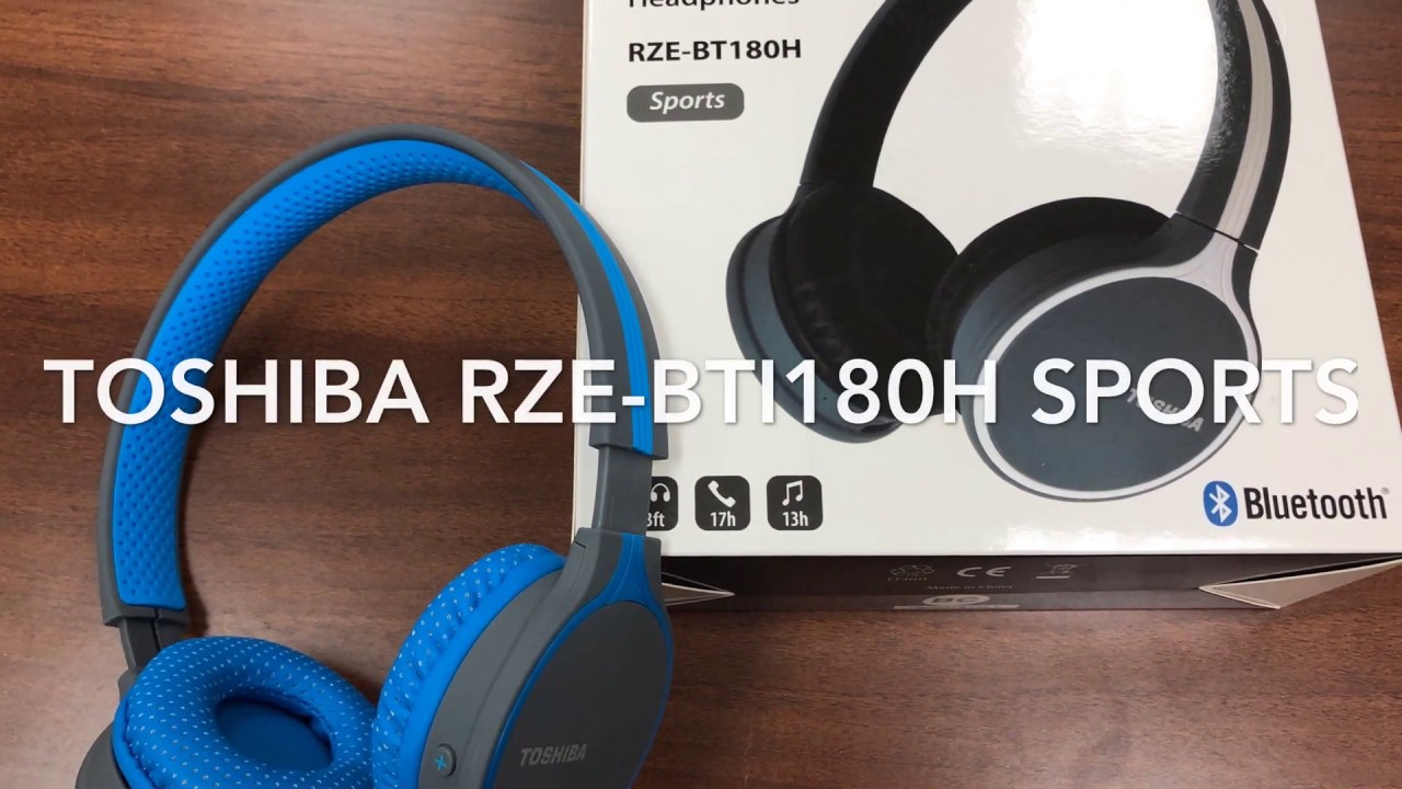 Toshiba RZE-BT180H headphones | Unboxing - YouTube