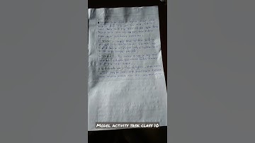 model activity task class 10(PART-4)#shorts#activitytask#august#part4