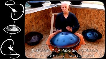 Handpan - D/A Celtic Minor - crafted by Delphine and played by Cyrille LECOQ