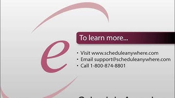 ScheduleAnywhere - Getting Started Part 1