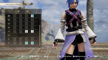 How to create AQUA from KINGDOM HEARTS in Soul Calibur 6