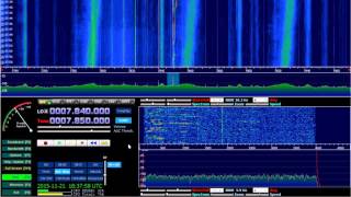 CHU Canada time signal on soft66rtl software defined radio shortwave screenshot 1