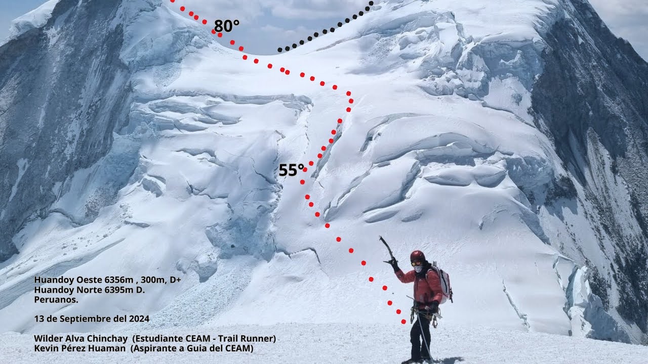 Escalando el Nevado Huandoy y sus 4 Picos de 6mil