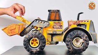 Restoration of Abandoned Truck. ASMR restoration of rusted TONKA truck shovel