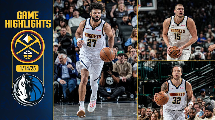 Denver Nuggets vs. Dallas Mavericks Full Game Highlights 📺 | 1/14/25