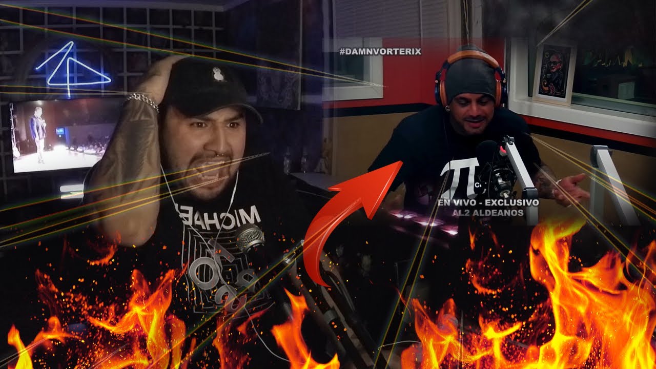AL2 EL ALDEANO - FREESTYLE EN DAMN -REACCION 🔥🤯