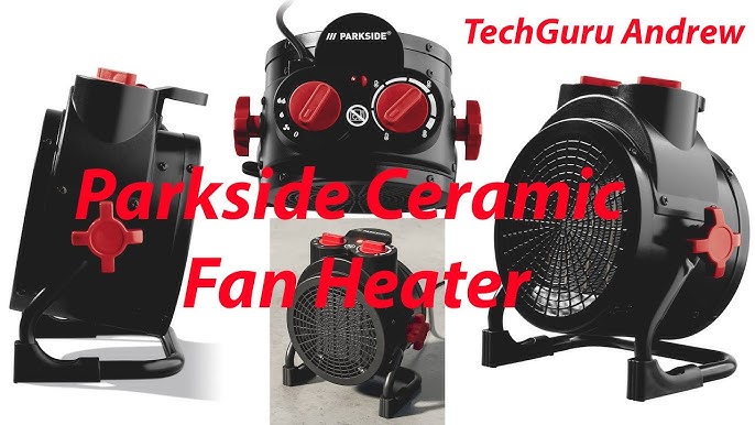 Parkside Ceramic Fan Heater PKH 3000 A1 Unboxing Testing - YouTube