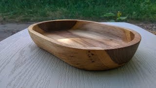 How to make a plate of wood