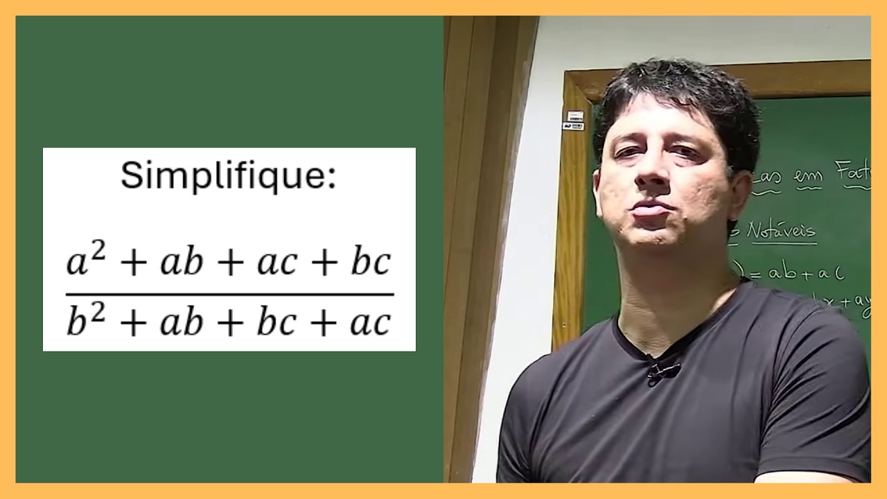SIMPLIFICAÇÃO USANDO FATORAÇÃO | Rodrigo Villard
