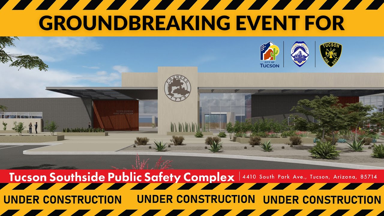 Groundbreaking Event For The New Southside Public Safety Complex - YouTube