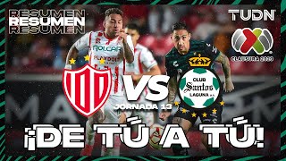 Resumen | Necaxa vs Santos | CL2023 Liga Mx - J13 | TUDN