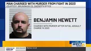 Brunswick County man arrested and charged with murder in 2023 assault case