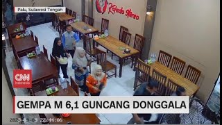 Kepanikan Warga Saat Gempa M 6,1 Guncang Donggala