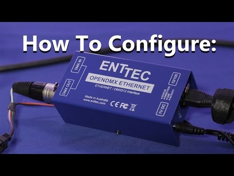 How to Configure Madrix & Enttec ODE 70305