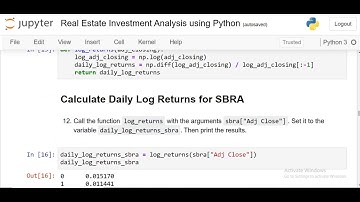 Real Estate Investment Analysis using Python