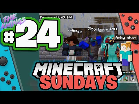 MINECRAFT SUNDAYS! Part 24 – Switch –  No Idea What We're Building Today!  (CrossPlay)