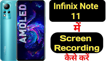 How to record screen in Infinix Note 11 with audio || Infinix Note 11 me screen recording kaise kare
