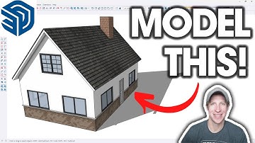 Getting Started Modeling in SketchUp 2025 Part 4 - Modeling a HOUSE!