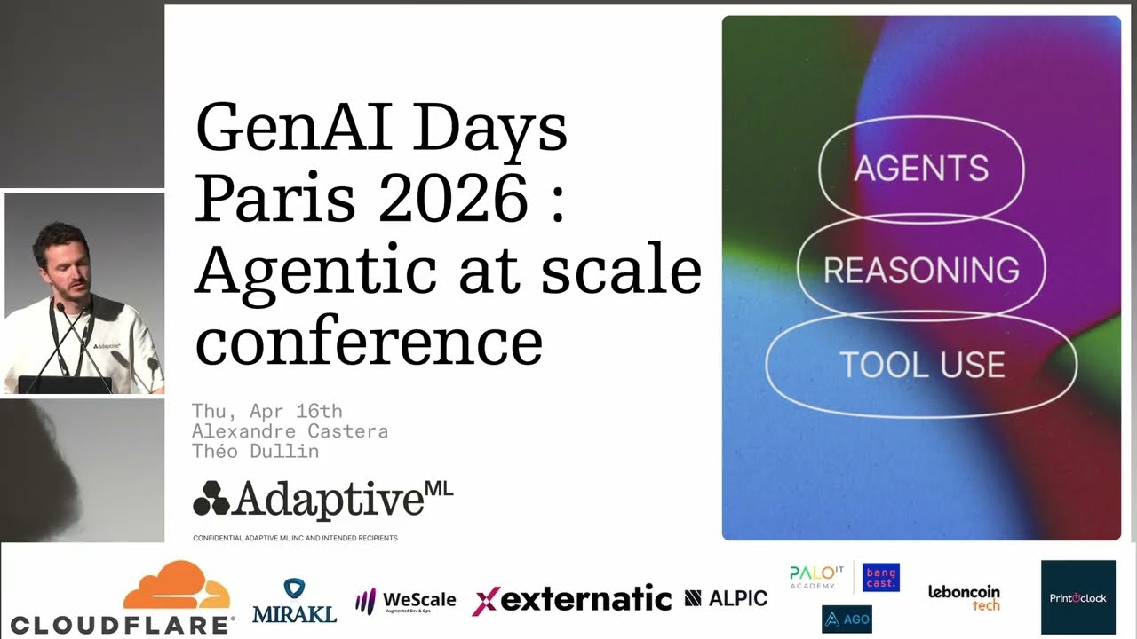 GenAI Days Paris 2026 - Adaptive ML - "How to Finetune to Lower Cost at Scale"